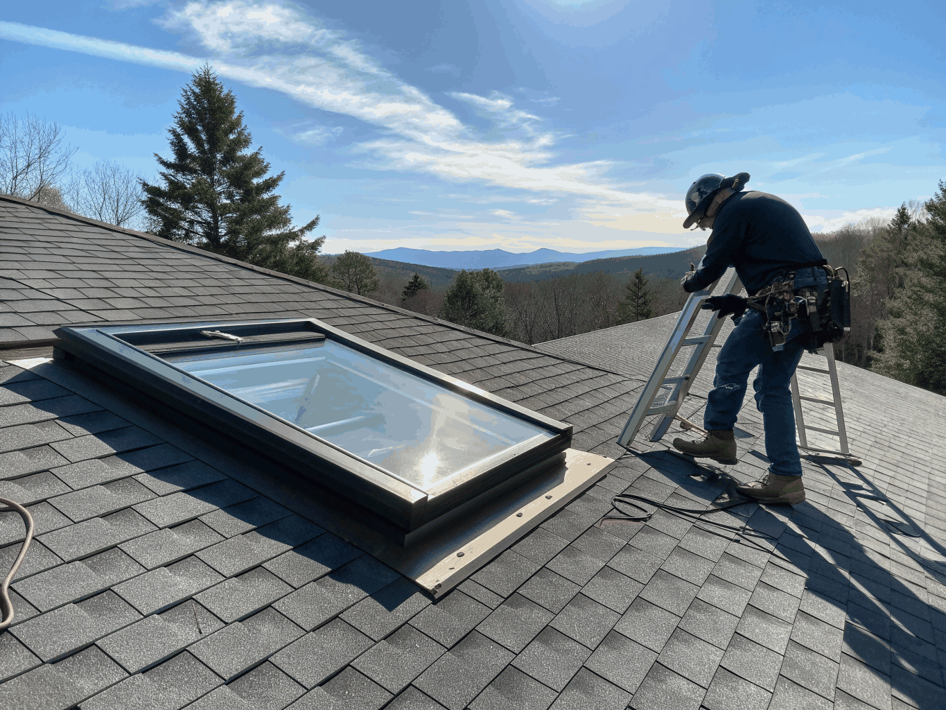 Pose de fenêtres de toit Velux et isolation de toiture à Aix-en-Provence